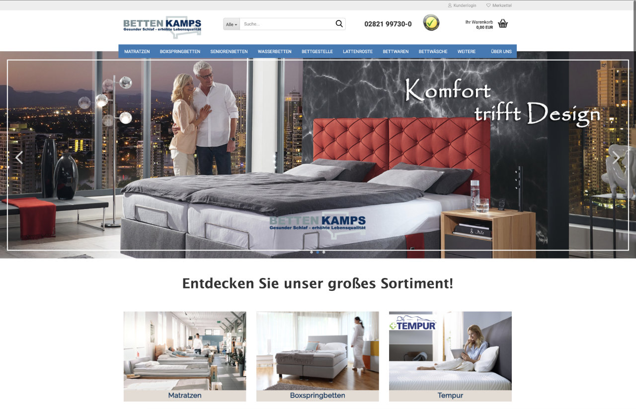 Betten Kamps Screenshot